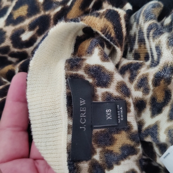 J Crew Leopard print Sweater - Picture 4 of 5